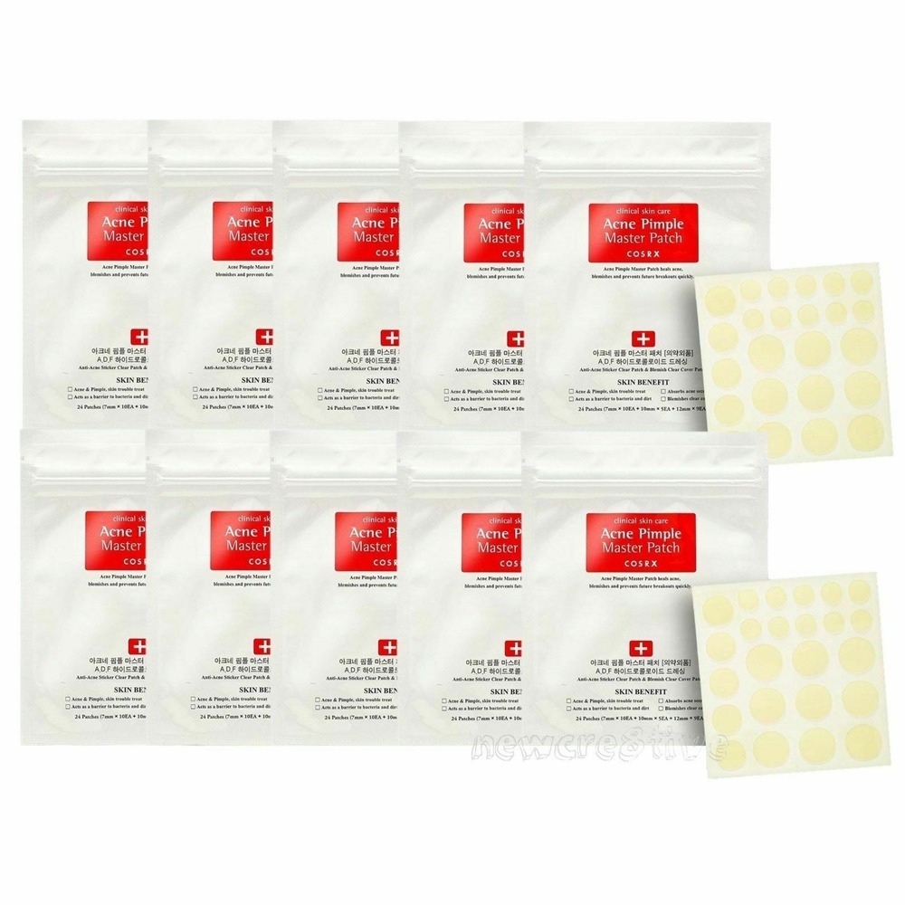 4 Packs COSRX 24EA Acne Pimple Master Patch Sheets